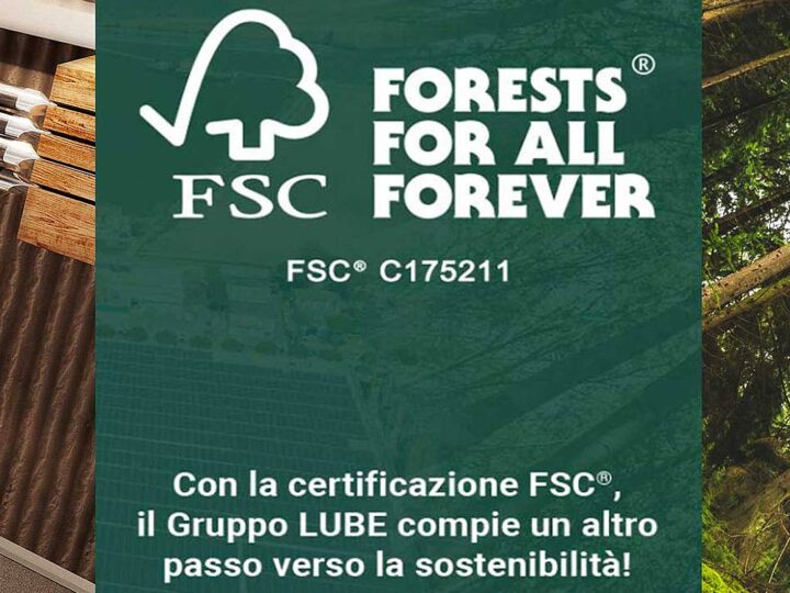 NOI SIAMO LUBE E RISPETTIAMO L’AMBIENTE CERTIFICAZIONE FSC